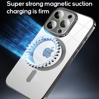 New Magsafe Electroplated Transparent case for iPhone