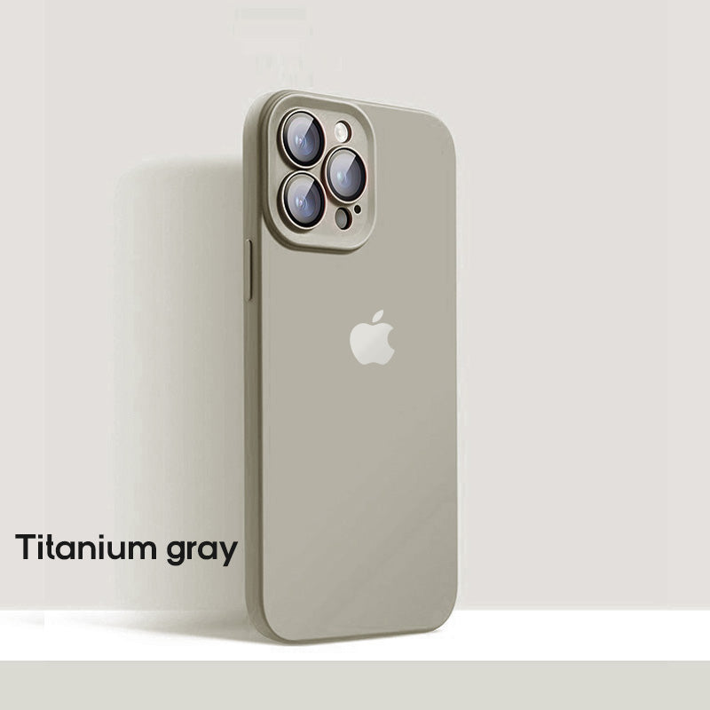Liquid silicone light luxury case for iPhone