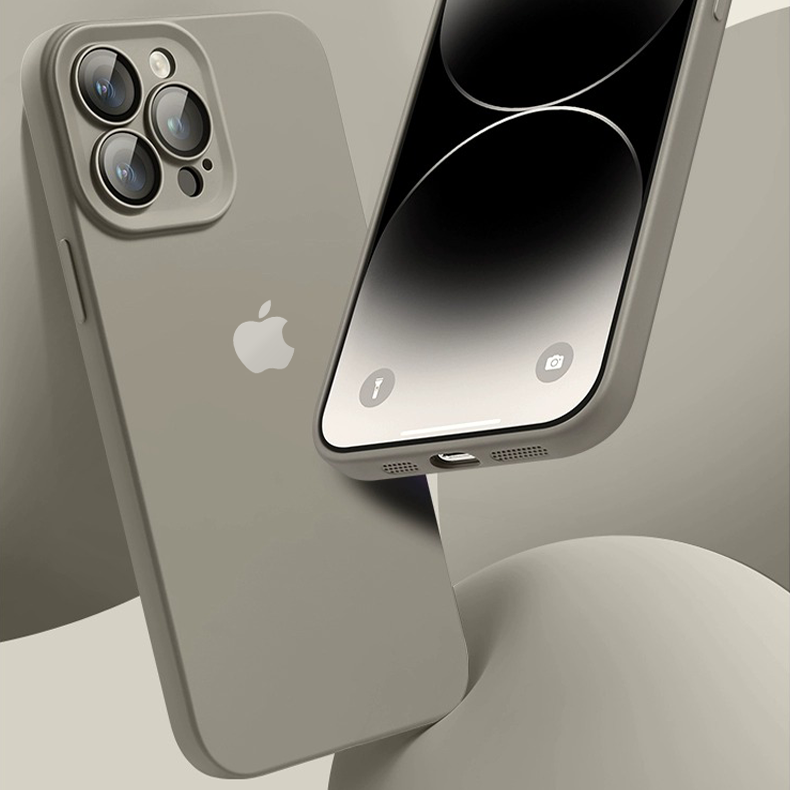 Liquid silicone light luxury case for iPhone