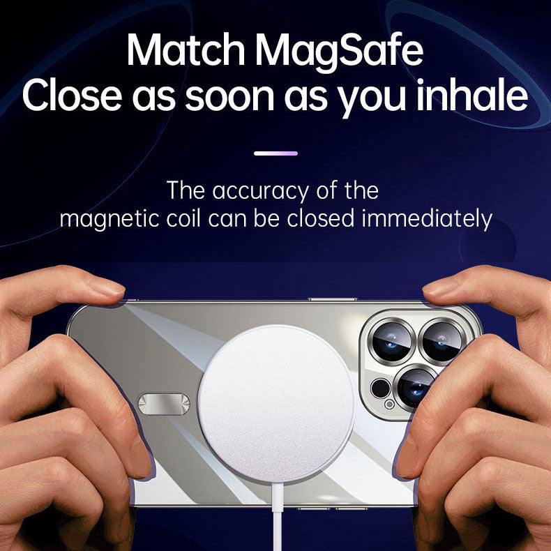MagSafe ultra thin electroplated frame case for iPhone